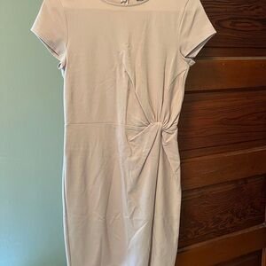 Elegant Blush Knot Dress